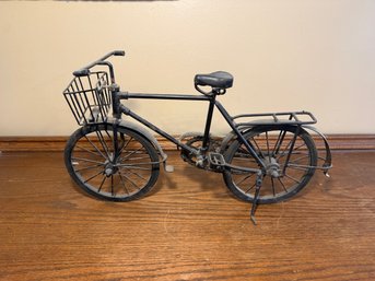 Vintage Black Metal Bicycle Model