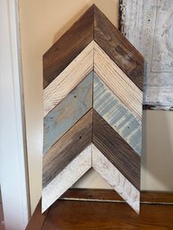 Wooden Chevron Wall Piece
