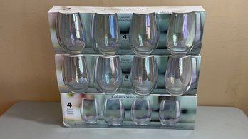 Radiance White Pearl 18.5 Oz Wine Glasses