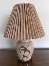 Vintage Table Lamp Is A Stoneware Art Pottery Piece Designed By Wishon-Harrell