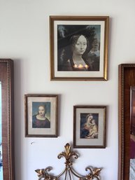 Decorative Framed Reproduction Prints Of Renaissance Masterpieces