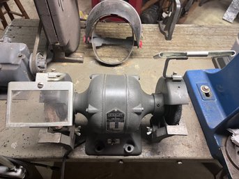 Vintage Stanley 1/4 Hp Bench Grinder