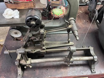 Antique Weidenhoff Chicago IL Electric Pantograph Engraving Duplicator Machine Cast Iron