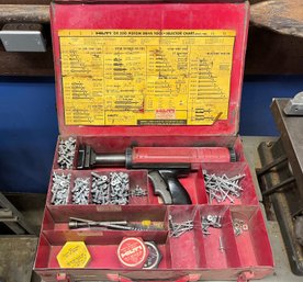 Vintage Hilti DX 300 Piston Drive Tool, A Powder-actuated Fastening System.