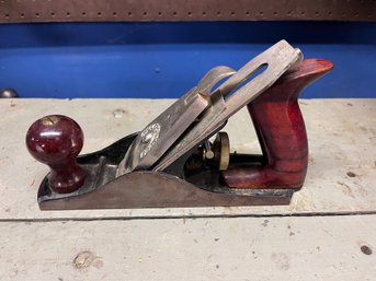 Vintage Millers Falls No. 9 Block Plane Red Handle Woodworking Hand Plane 9 USA