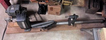 Vintage Craftsman Wood Lathe 12x36 W/ Motor & Stand Mount Cast Iron