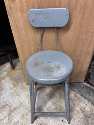 Vintage Industrial Shop Stool