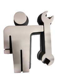 3D-printed Figurine Featuring A Wrench-shaped Character