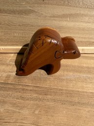 Hand Crafted Wood Puzzle Trinket Box