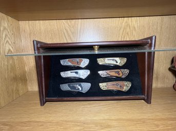 Franklin Mint Collector Series Colt Firearms Cased Knife Set