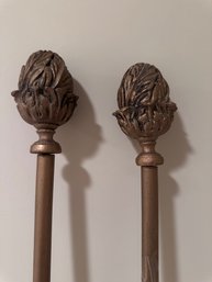 Metal Gold Broze Curtain Rods