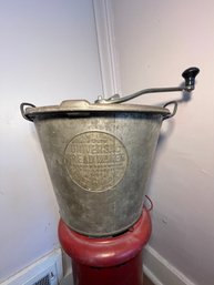 Antique No. 4 Universal Bread Maker Bucket, Manufactured By Landers, Frary & Clark