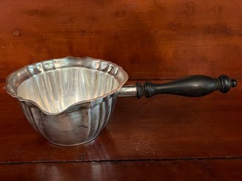 Gorham Sterling Silver Chippendale Sauce / Gravy Server With Wood Handle – 164/1