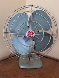 Vintage General Electric (GE) Oscillating Metal Desk Fan