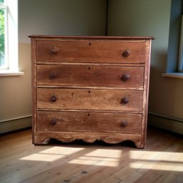 Antique Pine Chest Of Drawers
