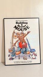 1978 Library Of Congress 'Building A Better Mouse' Exhibition Poster