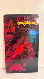 Vintage Gurkha Cigar Metal Sign K. Hansotia & Co A Century Of Tradition Rare