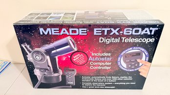 Meade ETX-60AT Digital Telescope With An Included AutoStar Computer Controller