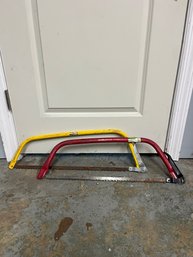 Pair Of 24 In Bow Saws