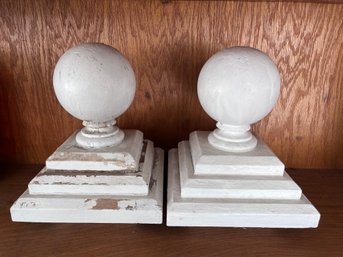 Pair Of Vintage Architectural Finials