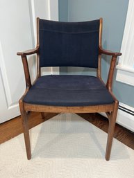 ABC Home - Four Hands Bina Walnut Armchair With Black Canvas Upholstery