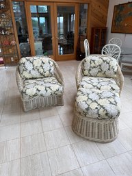 Three Piece Vintage Inspired, Wicker Set