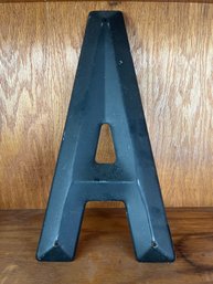 Industrial-style Tim Sign Letter 'A'