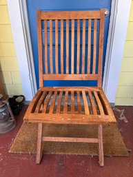 Teak Folding Patio Chair
