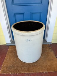 Large Antique 20-gallon Stoneware Crock