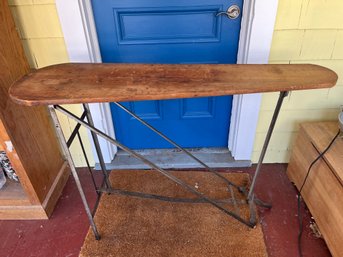 Antique Wooden Ironing Board