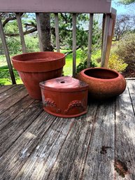 Terracotta Garden Planters And Decor