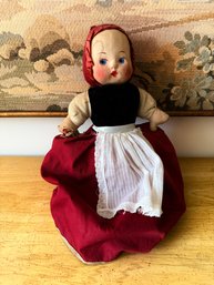 Vintage Little Red Riding Hood Topsy Turvy Doll