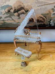 Glass Baron Baby Grand Piano Figurine