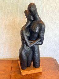 1968 Mid-Century 'Embracing' Abstract Sculpture By Austin Productions - Signed