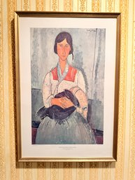 Gypsy Woman With Baby Framed Print