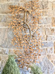 MCM Vintage Metal Tree Wall Sculpture
