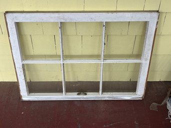Vintage 6-pane Divided Design Window