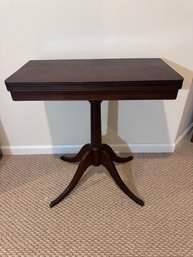 491 Mahy Antique Folding Table With Claw Feet