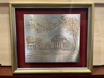 Reed & Barton Damascene Etching University Of Virginia The Lawn