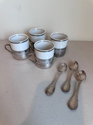 Vintage Silver Plate Petite Tea Set