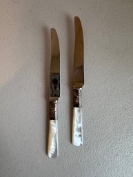 Bellini Silver Plate Mother Of Pearl Cutlery