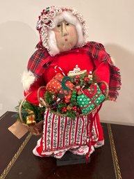 Mrs Clause Stuffed Decor