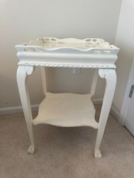 Vintage Tray Top Side Table