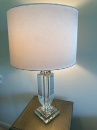 Glass Base Table Lamp