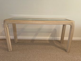 Decorative Table With Glass Top