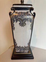 Vintage Bombay Company Asian Inspired Ceramic Enameled Table Lamp