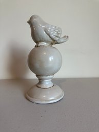 Porcelain Bird On Ball
