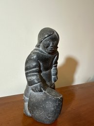 Vintage Hand Carved Soapstone Sculpture