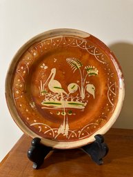 Vintage Mexican Ceramic Plate
