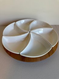 B. Smith Lazy Susan Swirl Server